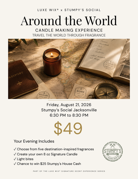 Around the World Candle Making Experience | Stumpy’s Social