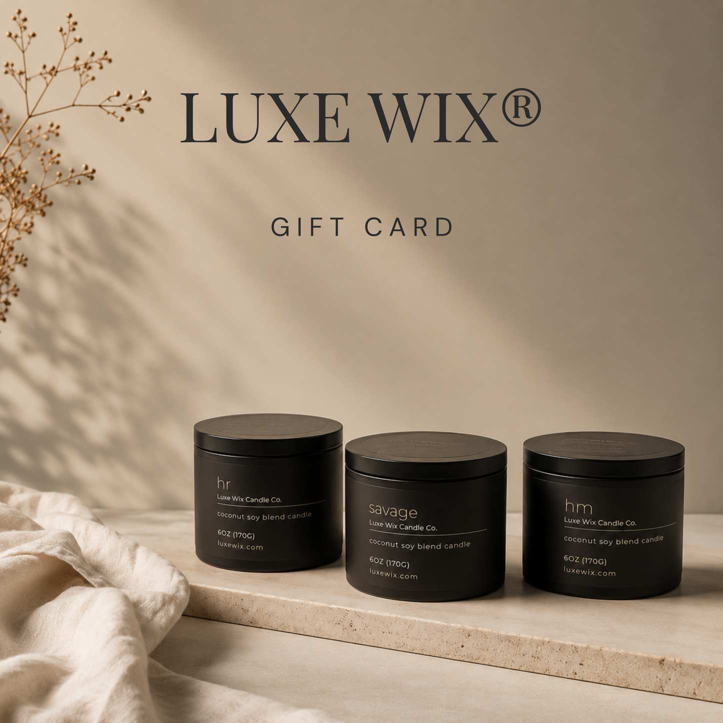 Luxe Wix® Gift Card