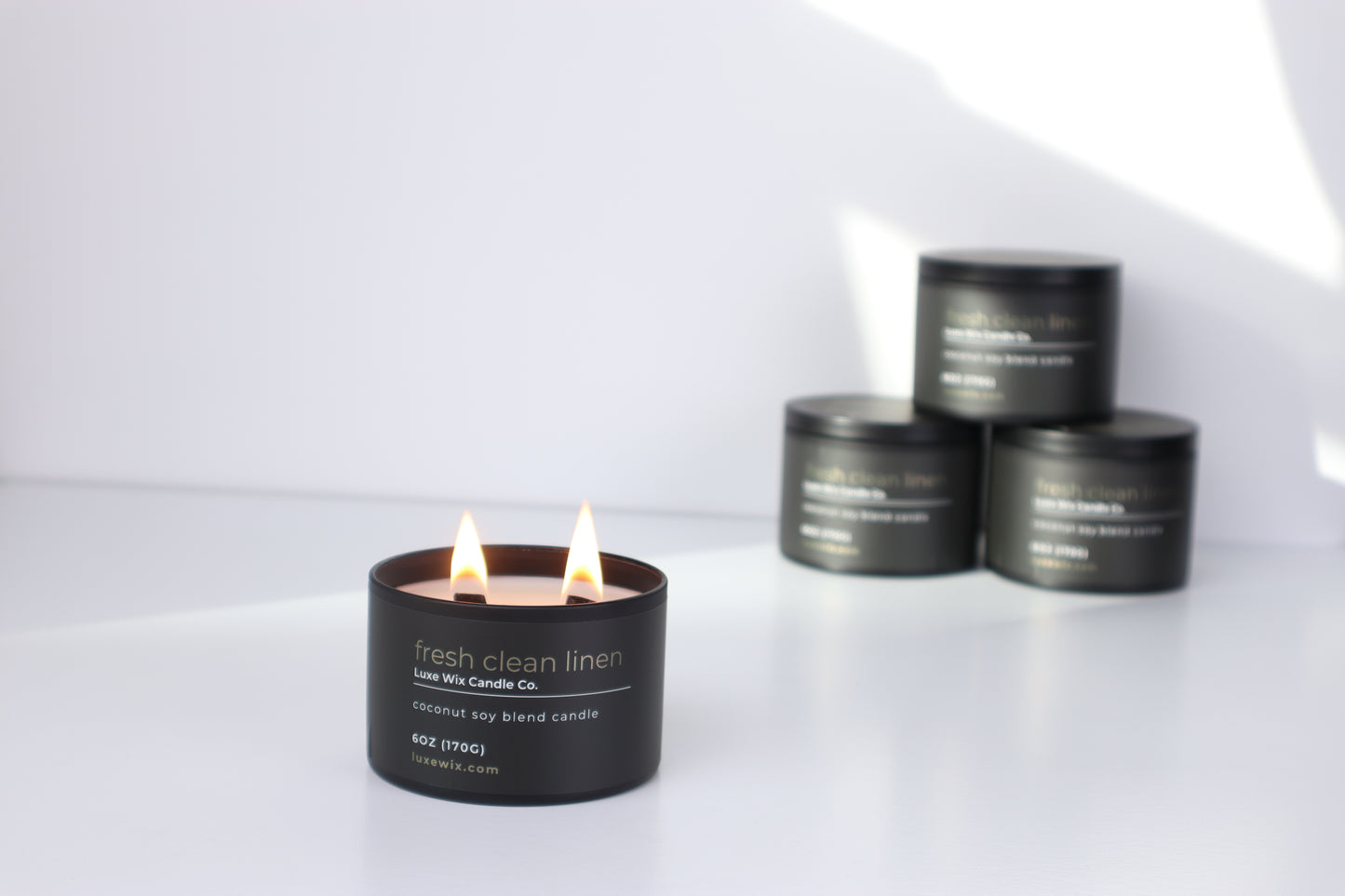 Fresh Clean Linen – 6oz Candle