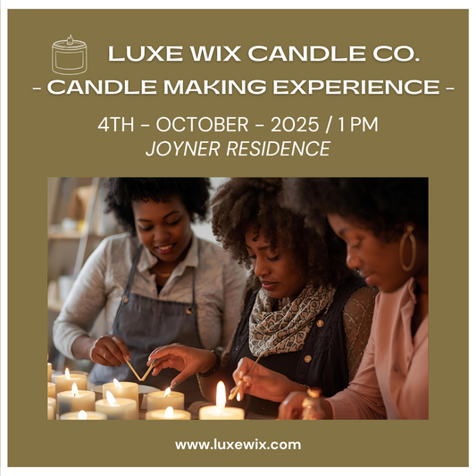 Candle-Making Workshop Experience - Private Event October 4, 2025