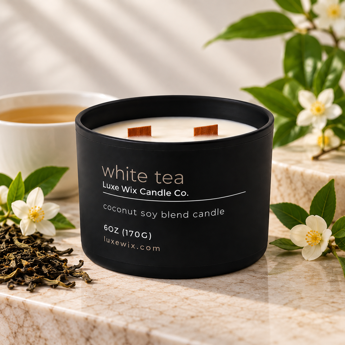 White Tea Candle